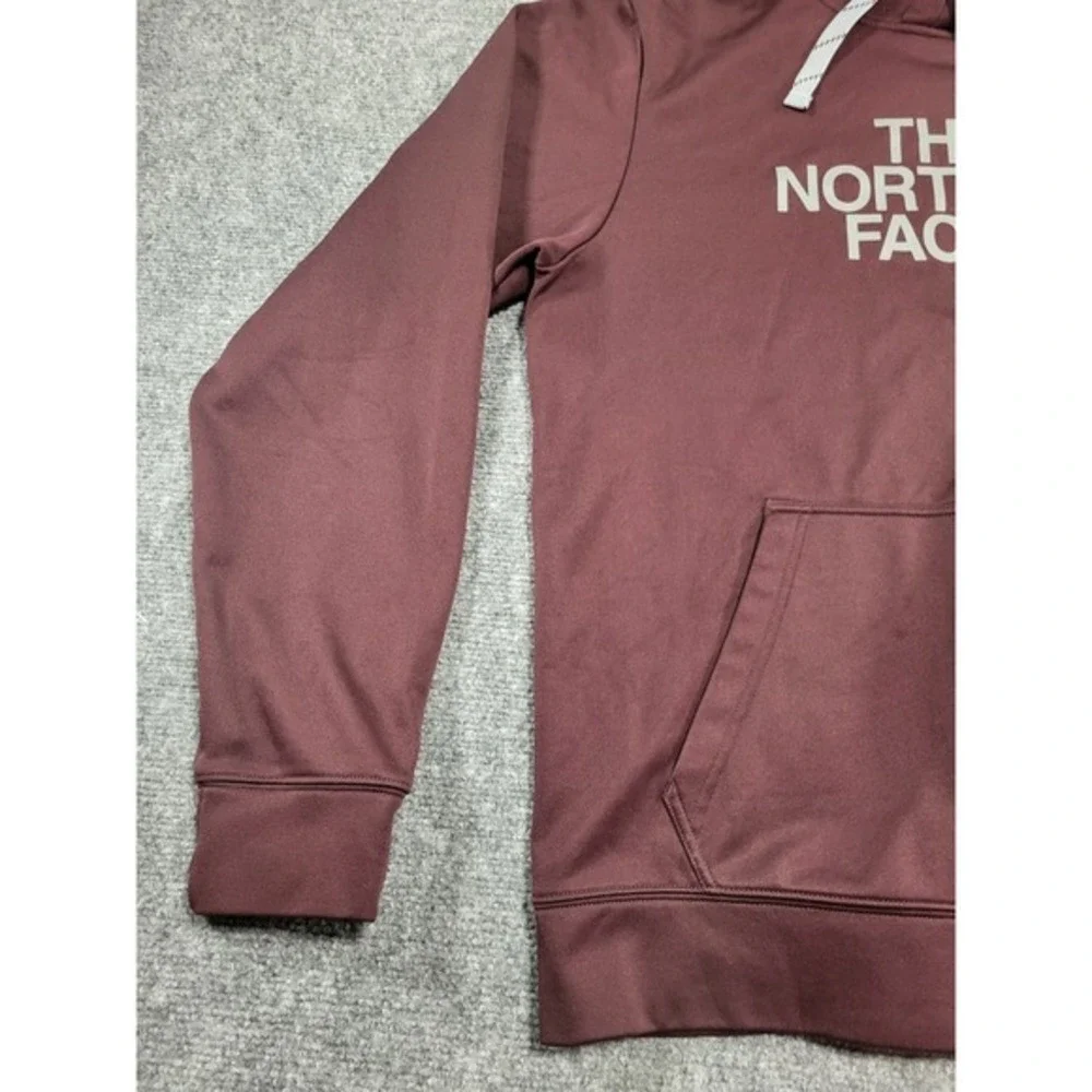 The North Face Drew Peak Hoodie Sweatshirt Men's Medium Maroon Pullover Outdoors